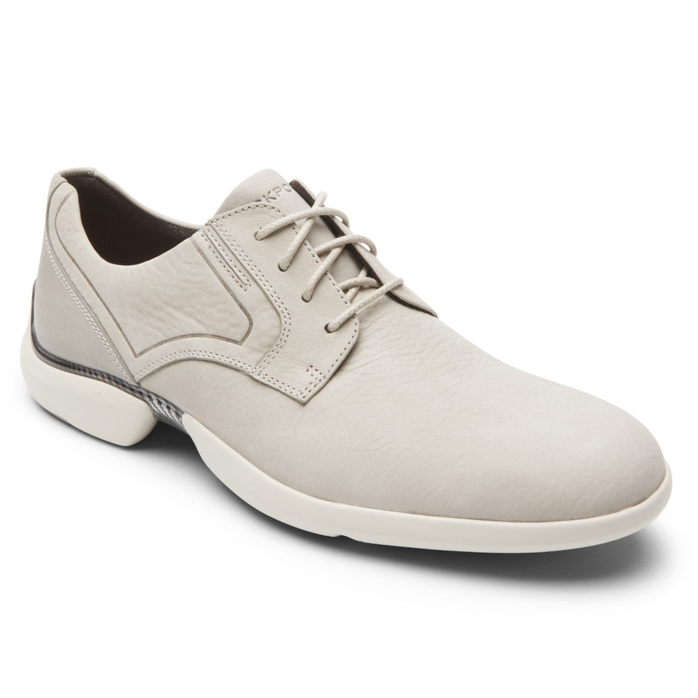 Rockport Singapore Mens Oxfords - Total Motion Advance Plain Toe Grey - PS4051872